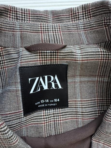 Zara - károvaný kostým, zara,164