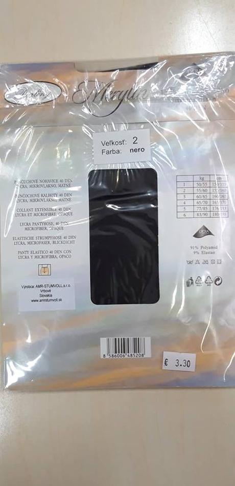 Dámske silonkové lykrové pančušky, l / m / s / xl