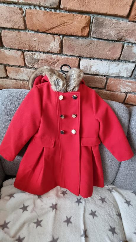 Dievčenský kabát velk.104, f&f,104