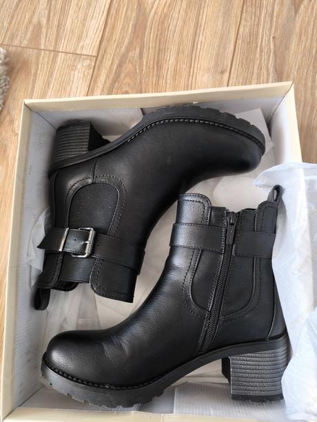 Dámske členkové čižmy, clara barson,38