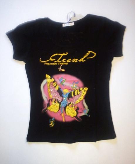 Cierne damske tricko s/m, m / s