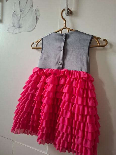 Nádherné šatky s brošňou 110/116, 116