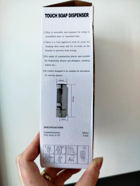 Nástenný dávkovač mydla, 