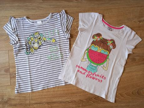 Tričká 2ks (málo nosené), dopodopo,122