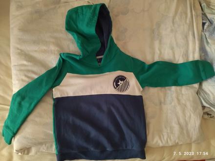 Chlapčenská mikina s kapucňou f&f, v.6-7 r., f&f,122