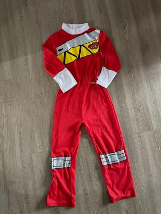Kostým red poweranger - power rangers (5-6r.), 