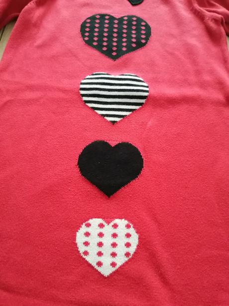 Šaty so srdiečkami, george,98
