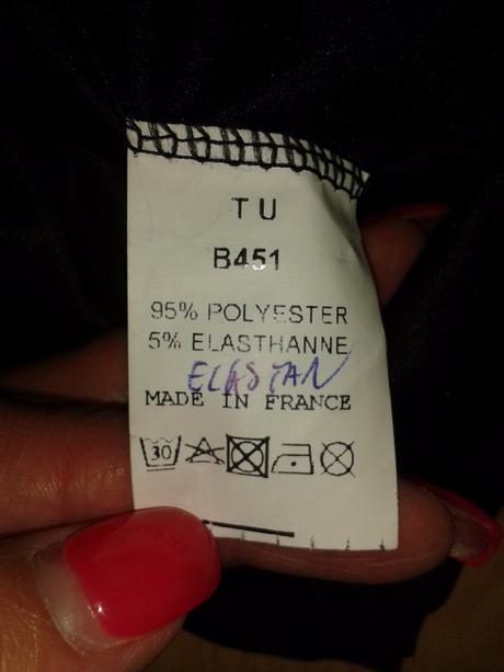 Cierna elasticka sukna, m