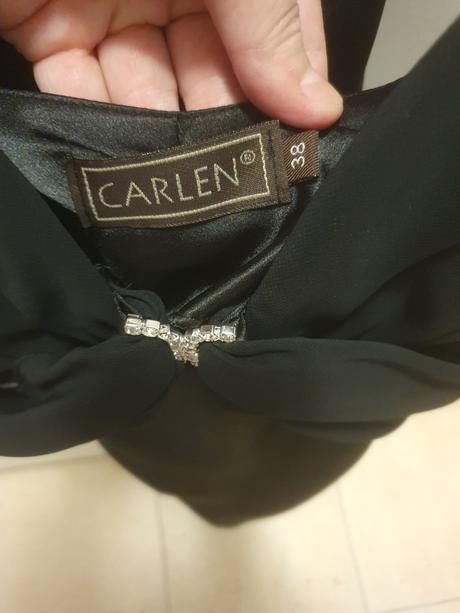 Vecerne satenove saty na ramienka, 38