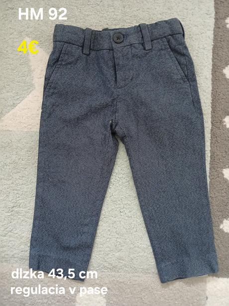 Nohavice 92, h&m,92