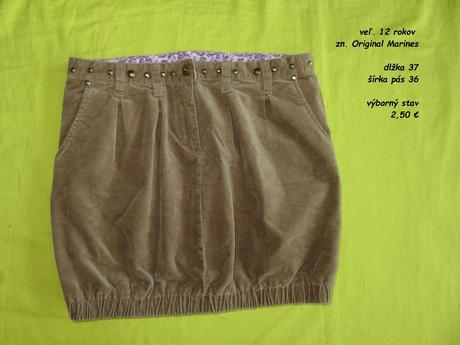 Hnedá sukňa, original marines,152