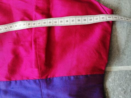 Luxus fialovo ružové hodvábne šaty jaego, v38, 38