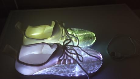 Svietiace tenisky 36 s nabijacim kablikom, pepperts,36