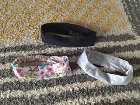 Látkové čelenky 116/128, h&m