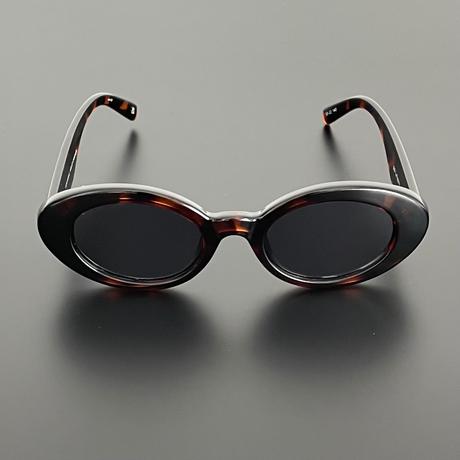 Le specs korytnačinové oválne slnečné okuliare, 