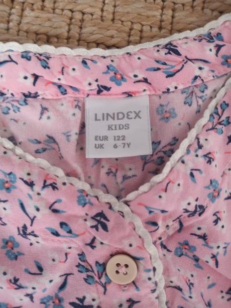 Ružové kvietkované šaty lindex, lindex,122