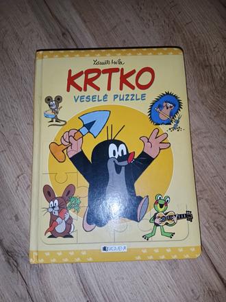 Knižka s puzzle krtko, 