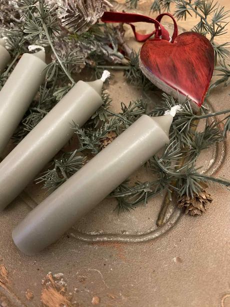 Sviečky svetlo zelené - 4 ks ( sada ),