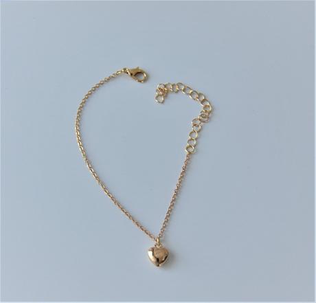 Jemný náramok so srdiečkom, 