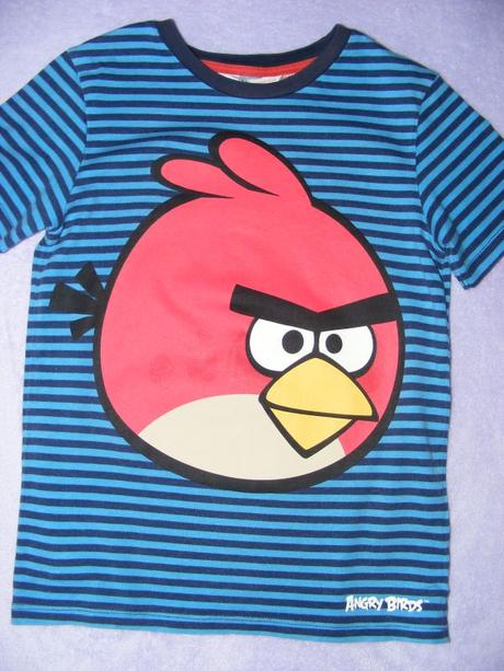 Tričko angry birds zn. h&m - 122/128, h&m,122