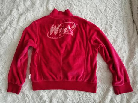 Semišová mikinka winx 116/122, 122