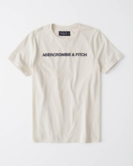 Abercrombie&fitch panske logo tricko v.m a xl, abercrombie&fitch,m / xl