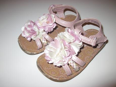 Sandálky s kvetinkami, george,23