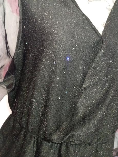 Trblietavé šaty elastické 46-50, xxl