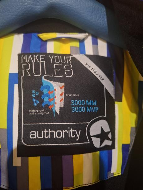 Lyžiarske vetrovka, authority,116