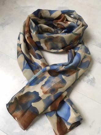 Hodvábna šatka na krk, xl