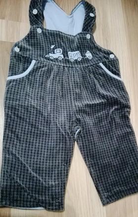 Teplučké nohavice s tráčikmi, 62