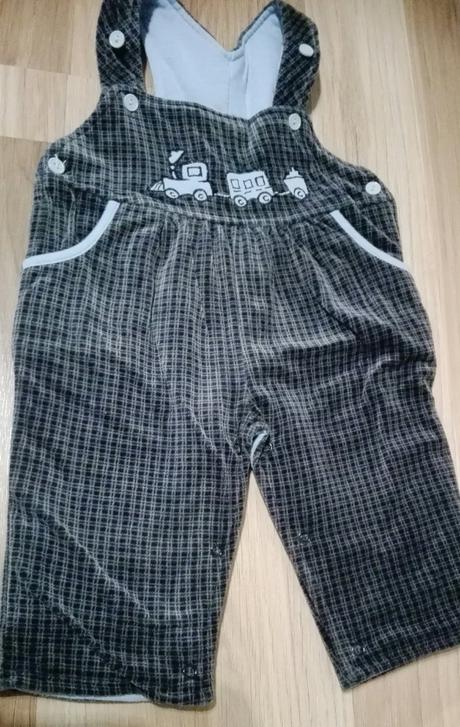 Teplučké nohavice s tráčikmi, 62