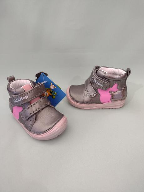 Detská kožená obuv, d.d.step,20 / 23 / 24 / 25
