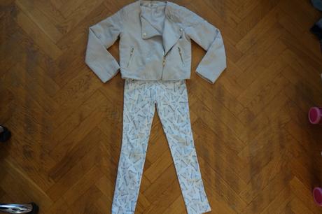 Motýľové nohavice, h&m,128