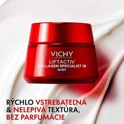 VICHY Liftactiv Collagen Specialist 16: sérum, nočný krém a očné sérum proti prvým vráskam