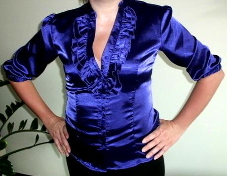 Luxusná saténová blúzka vo veľ. 38-40, takko,m
