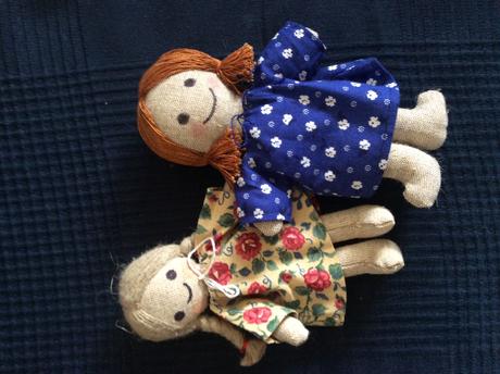 Textilná/látková bábika - folklórny motív, 