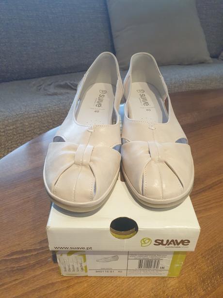 Pohodlné,  kožené sandále, 40