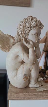 Swarovski nahrdelnik so srdieckami, swarovski