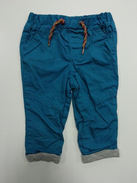 Tyrkysové podšité nohavice, m&co,68