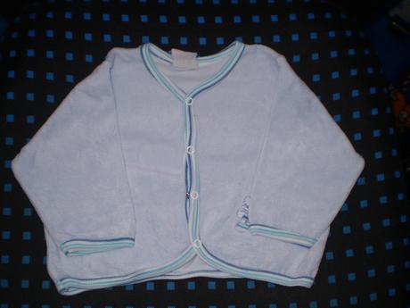 Svetlomodre body s mikinkou, 74