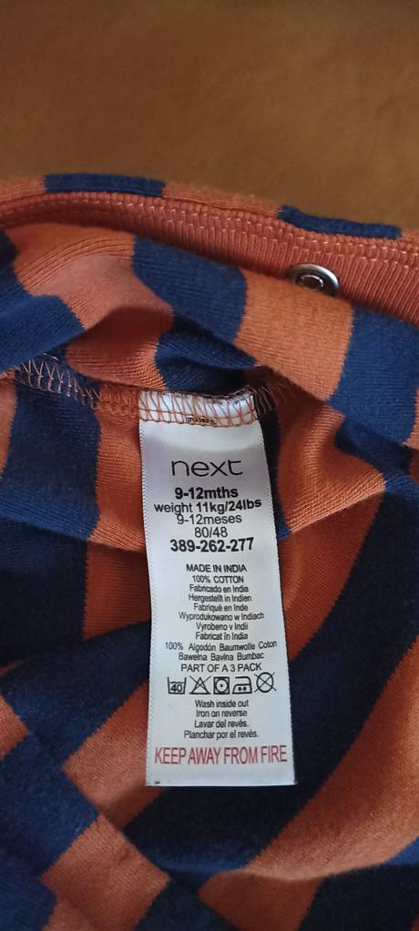 Pyžamka next s bagrami, next,80