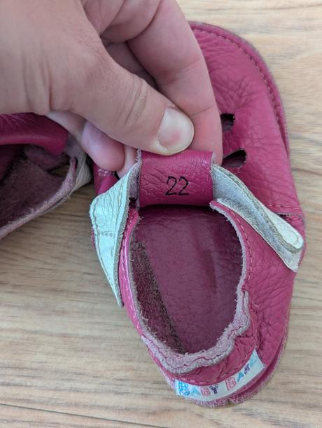 Baby bare sandálky - waterlily, baby bare shoes,22