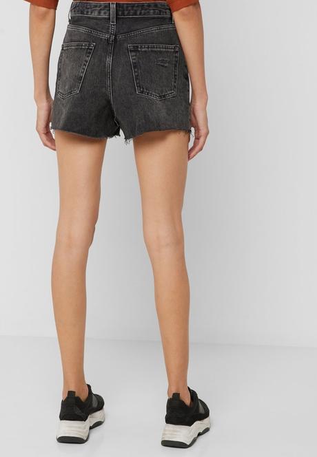 Riflové mom kraťasy, topshop,xs