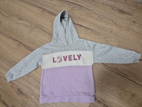 Mikina s jednorožcom, h&m,122