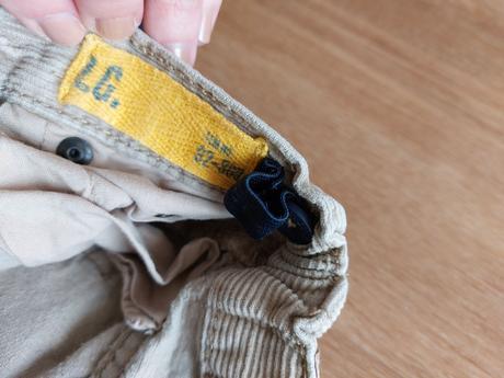 Menčestrové nohavice, h&m,98