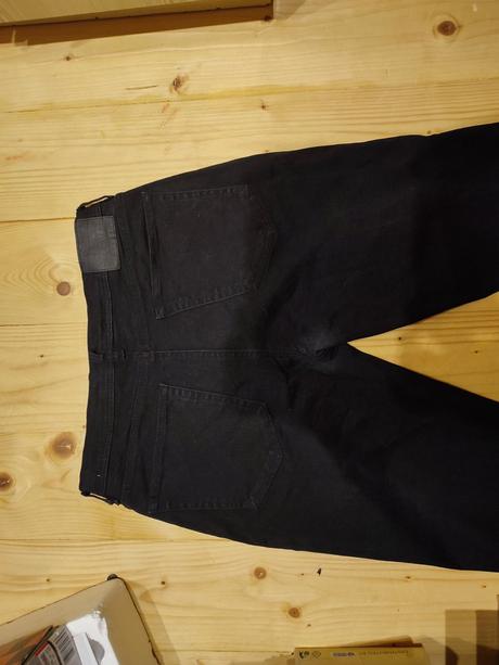 Pánske čierne džínsy, f&f,xl