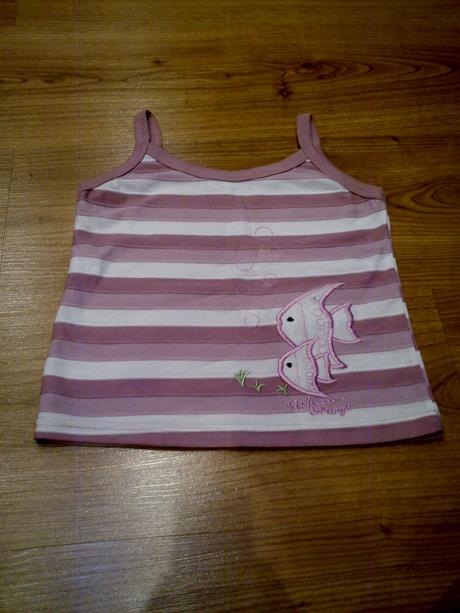 Dievčenské tričko na ramienka , 110