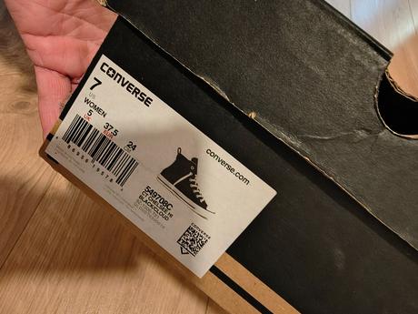 Kožené členkové tenisky zateplené, converse,37