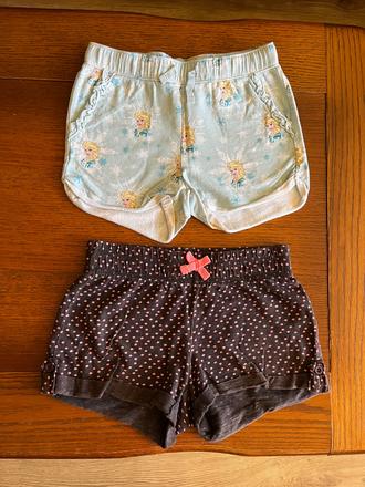 Bavlnené kraťasky frozen dvojbalenie, h&m,116